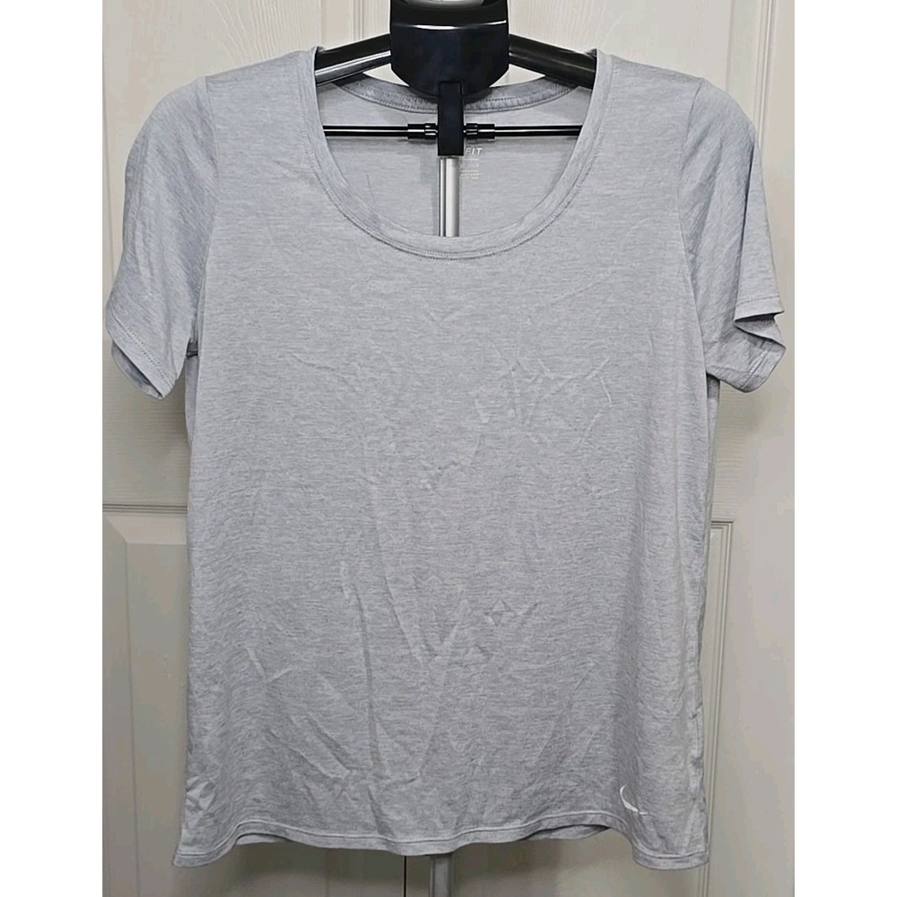 Nike Dri-Fit Women's Large Shirt Gray/Blue